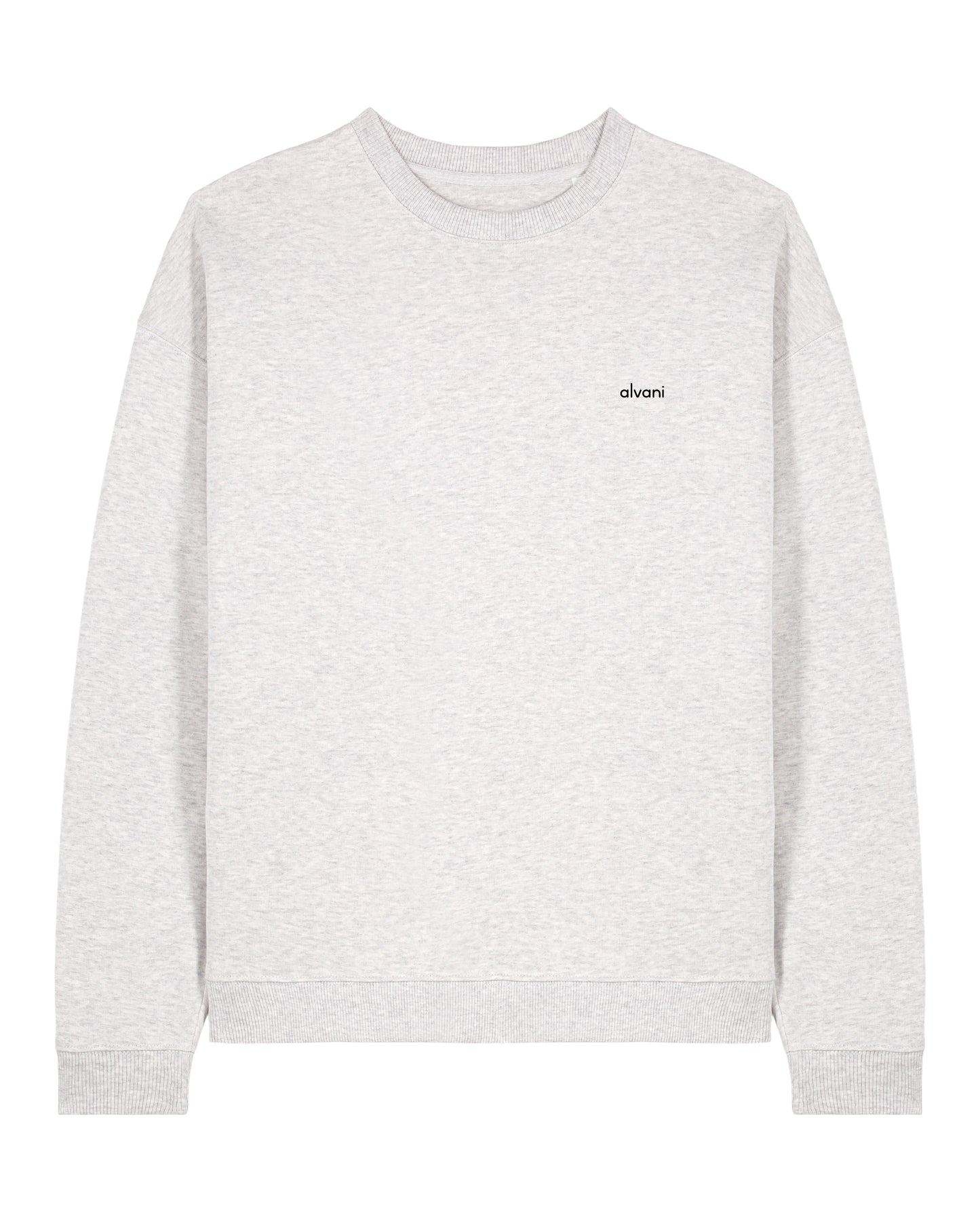 UNISEX SMALL RUBBER LOGO OVERSIZED SWEATSHIRT