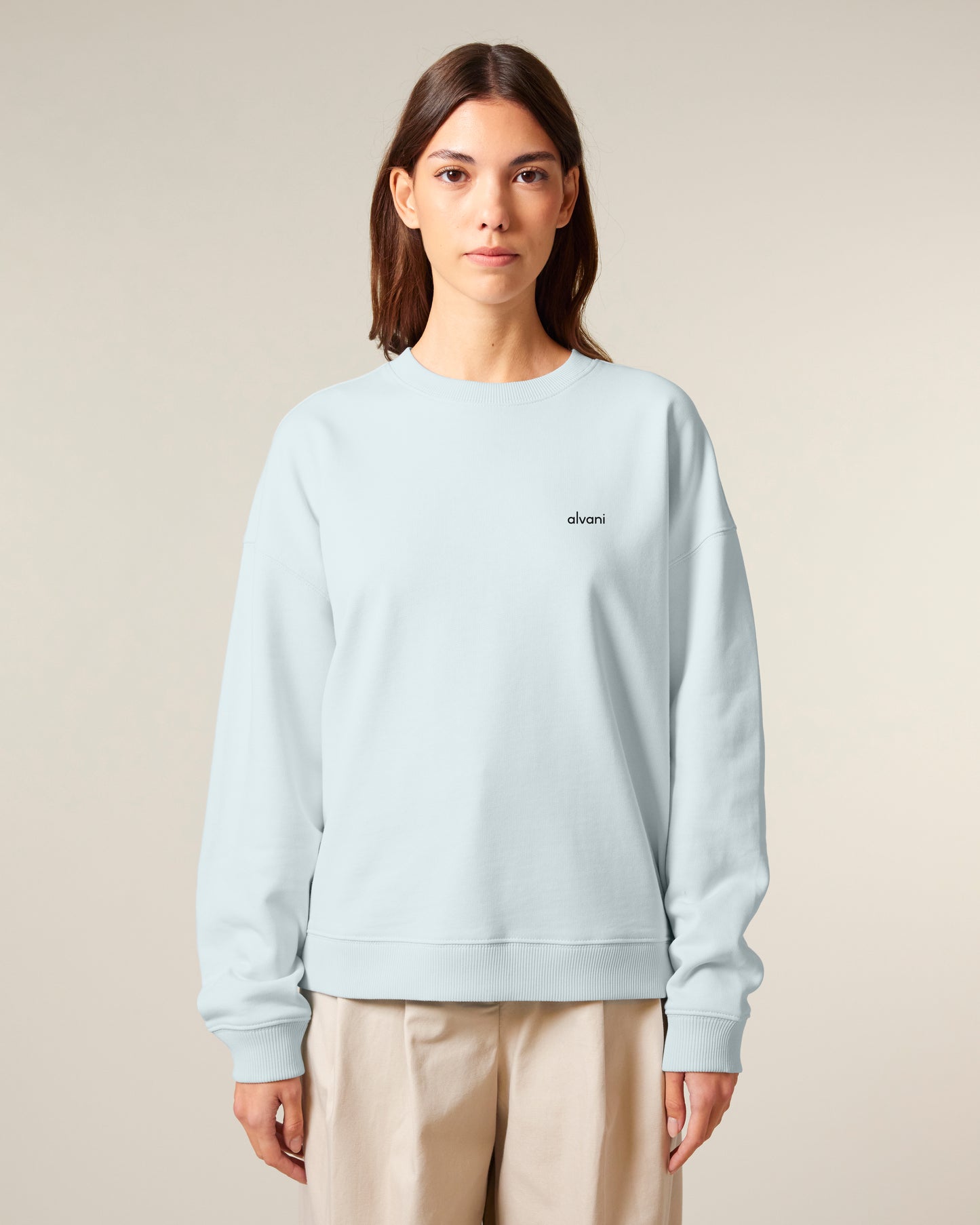 SUDADERA UNISEX GRANDE CON LOGO DE GOMA PEQUEÑO