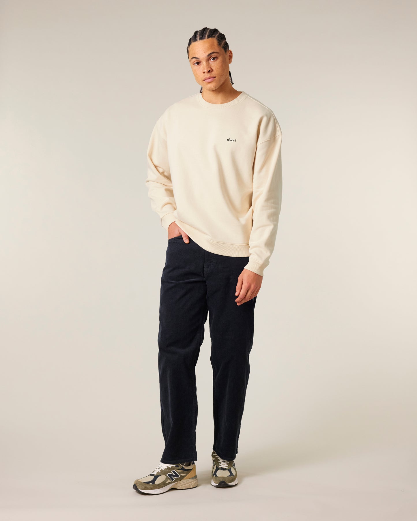 SUDADERA UNISEX GRANDE CON LOGO DE GOMA PEQUEÑO
