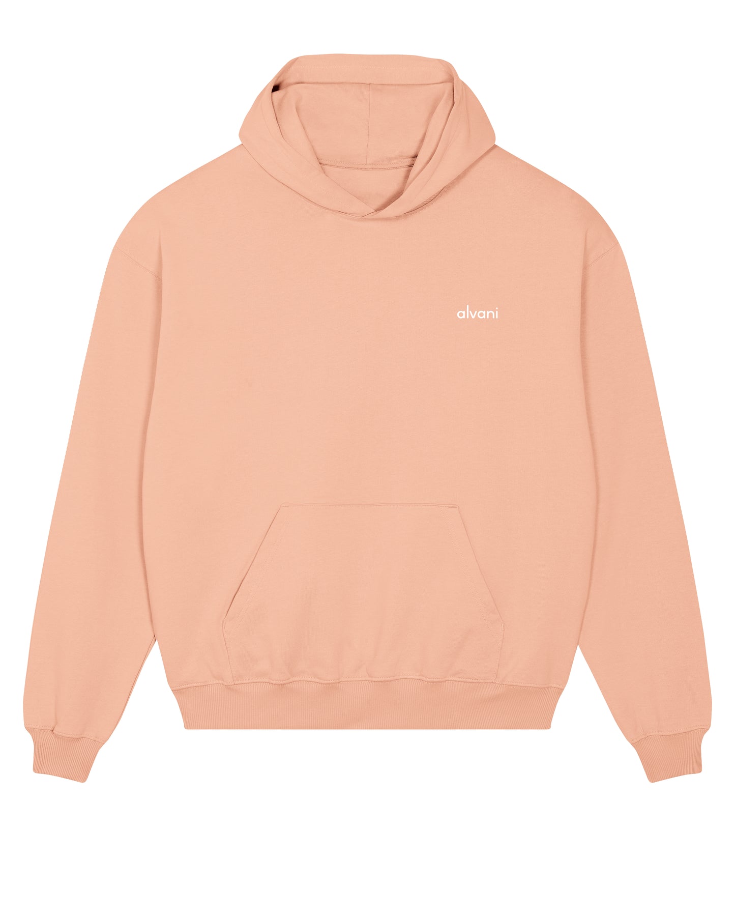 SMALL LOGO RUBBER OVERSIZED HOODIE