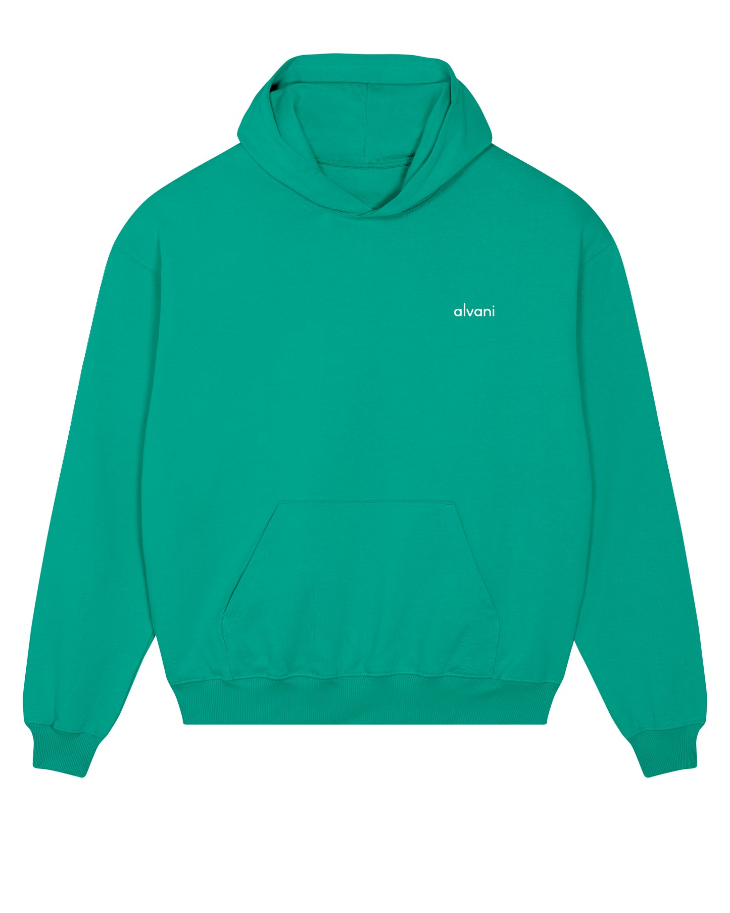 SMALL LOGO RUBBER OVERSIZED HOODIE