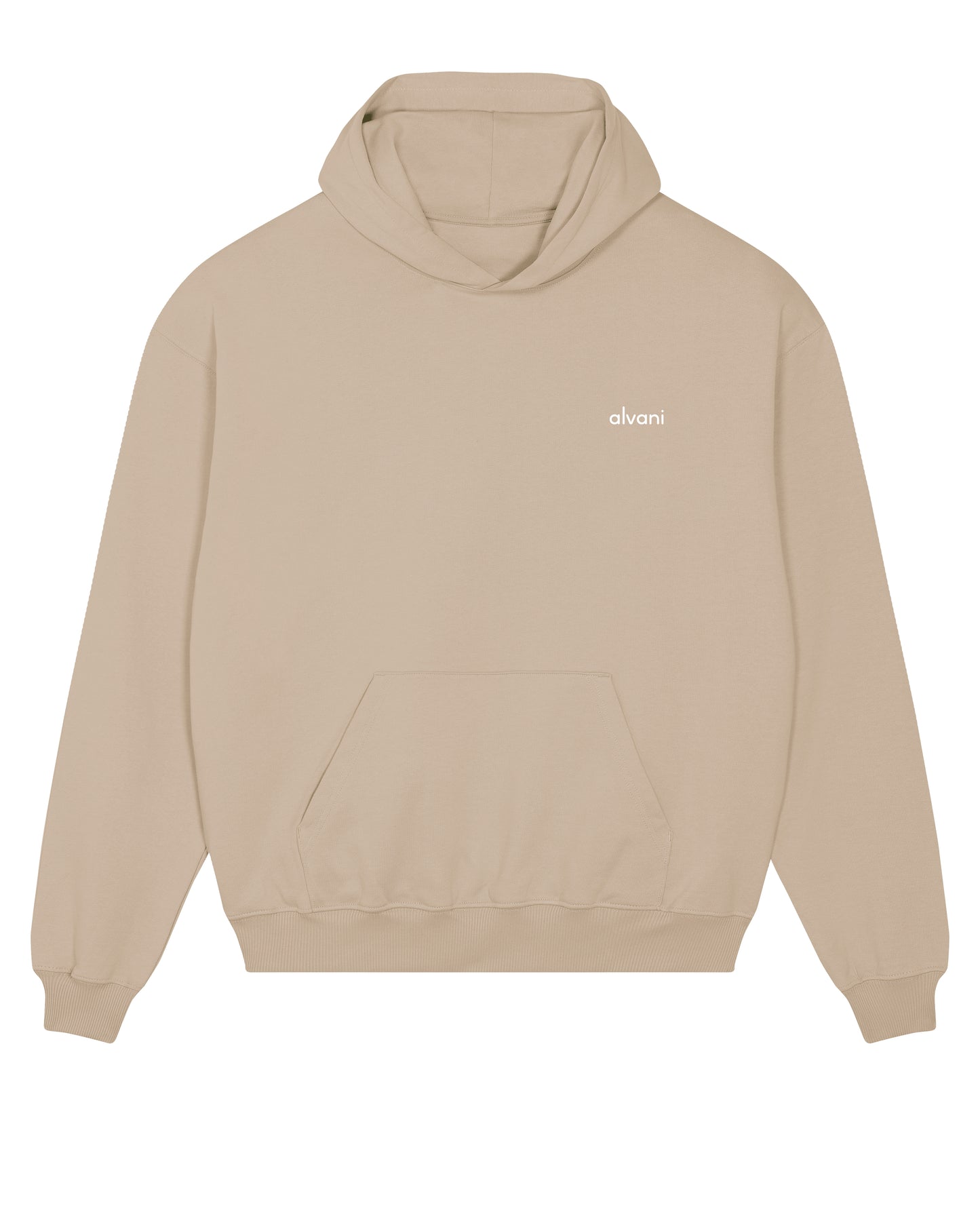 SMALL LOGO RUBBER OVERSIZED HOODIE